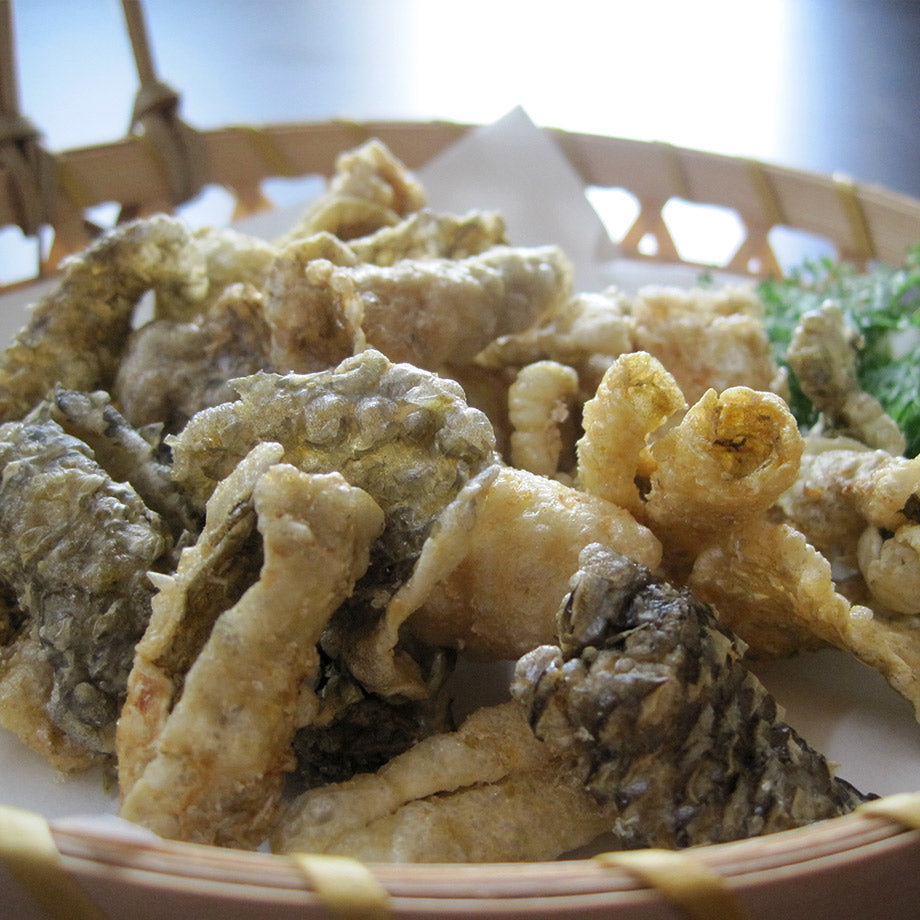 【北海道日本直送】江戶屋 鮭魚皮脆片 28g