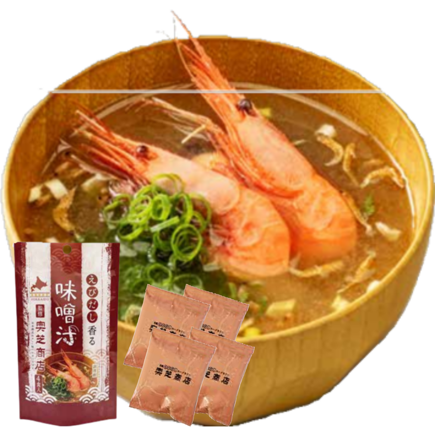 【北海道日本直送】蝦高湯味噌湯9g×4袋入× 25包(量販包)