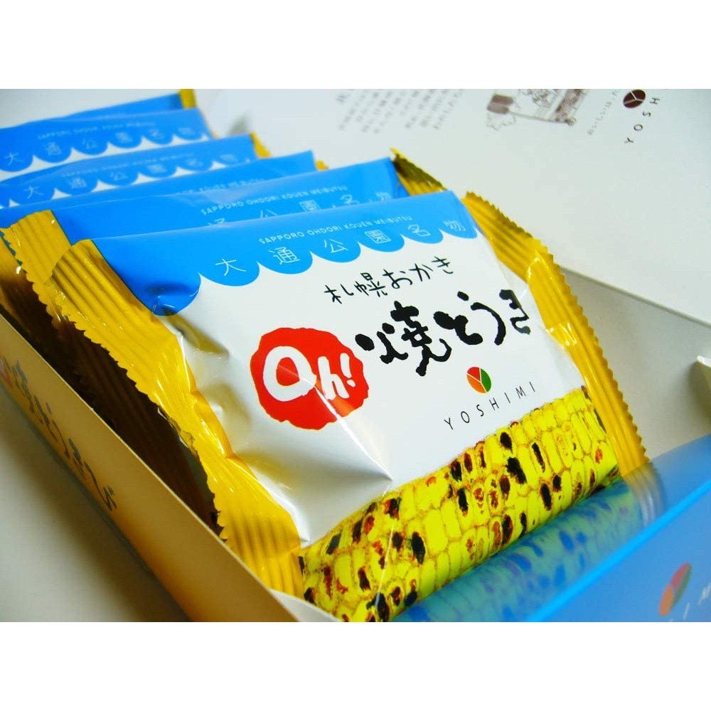 【北海道直送】 YOSHIMI 札幌 烤玉米風味米果 1盒/18g×(6袋入,10袋入)