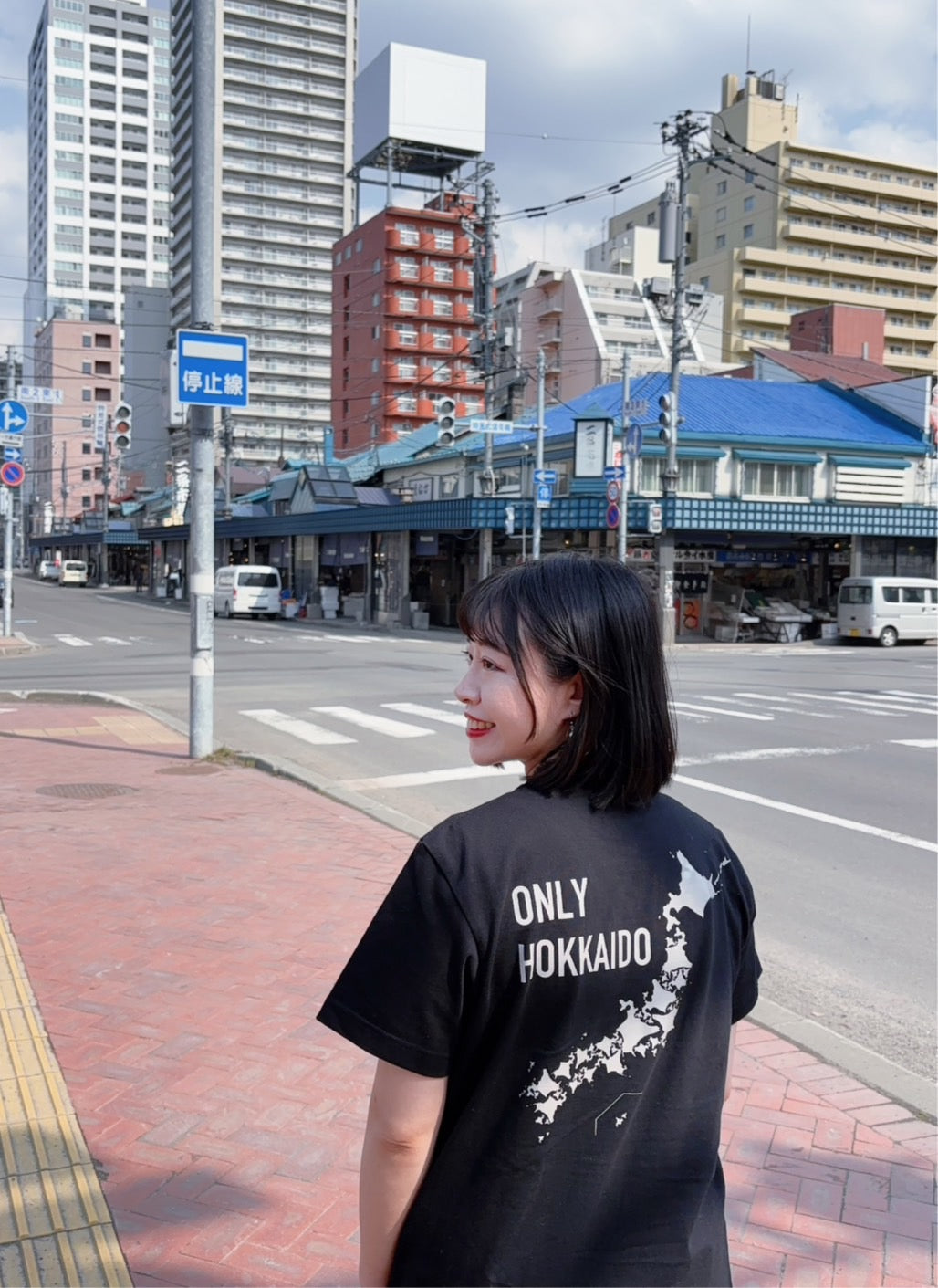 【ONLY HOKKAIDO｜北海道限定魂】北海道個性地圖T恤