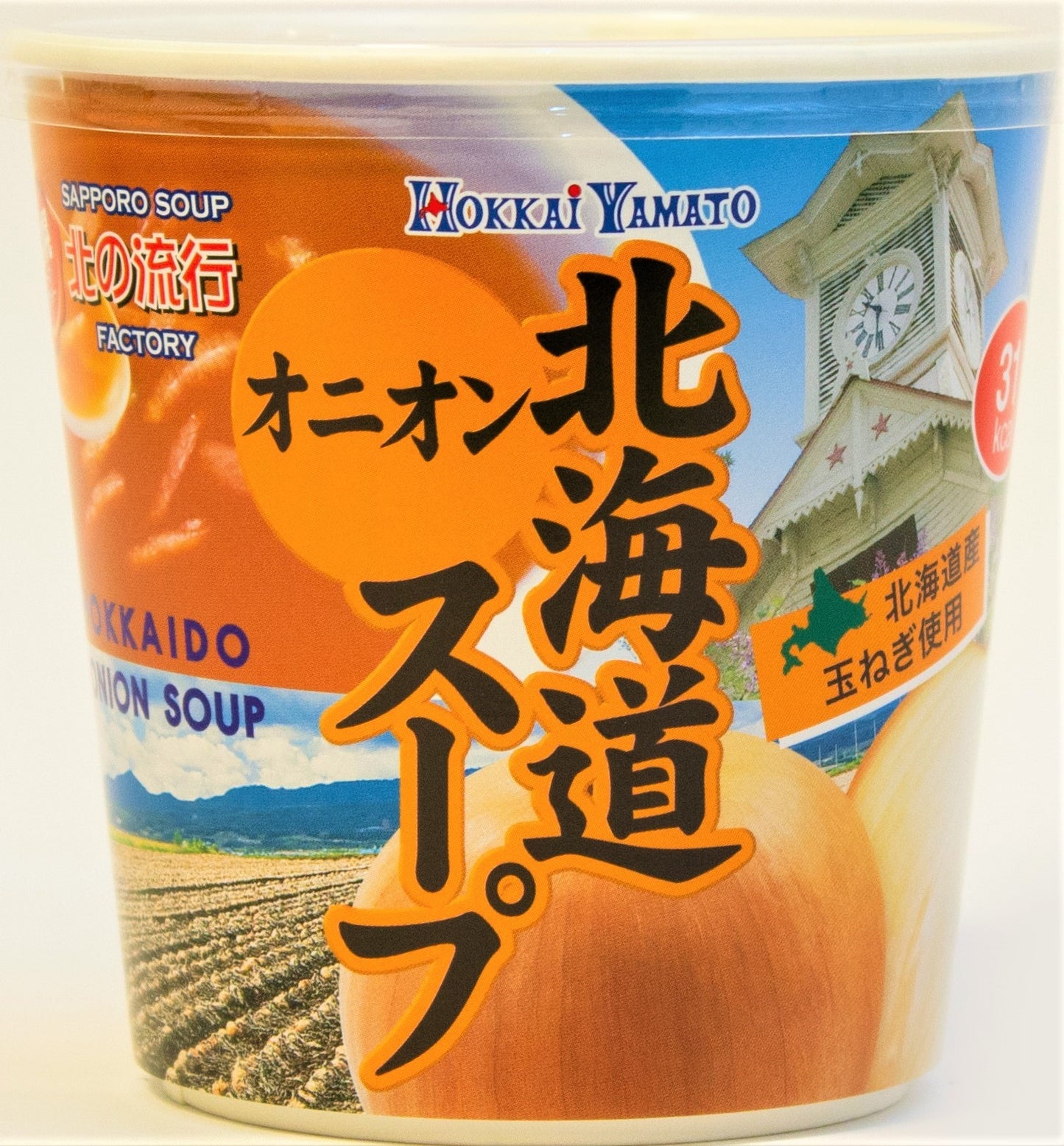 【北海道日本直送】 北海大和 北海道洋蔥杯湯10.5g × 30