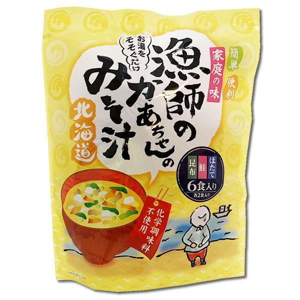 【北海道日本直送】漁夫媽媽的北海道味噌湯7g×6食一組 25包（量販包）