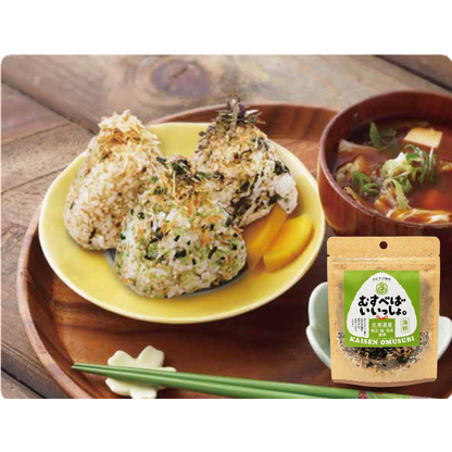 【北海道日本直送】海鮮飯糰撒料｜捏一捏的美味35g× 25包（量販包）
